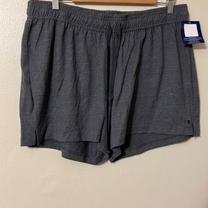 Champion Women's Gray Jersey Shorts Size XL